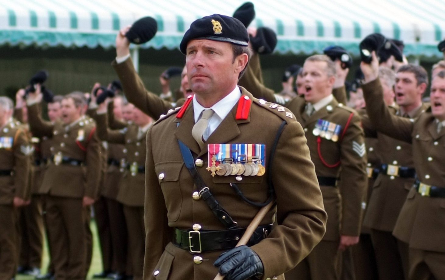 Col Hamish de Bretton-Gordon in Army uniform in 2008