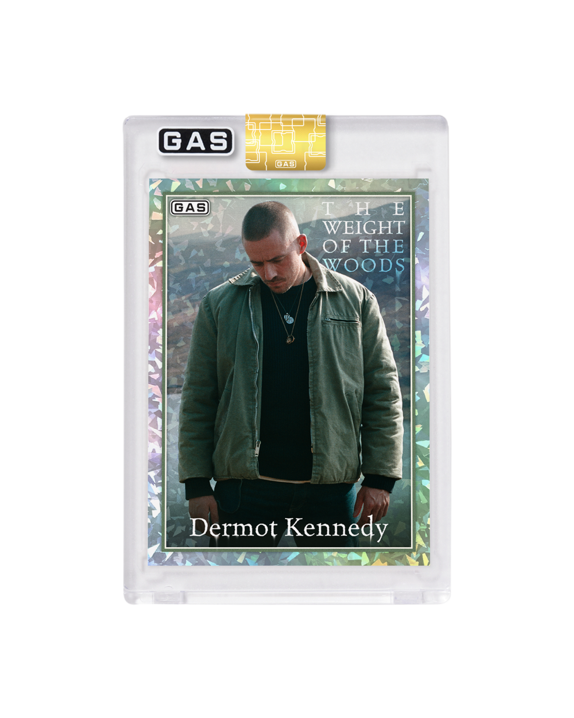 Limited Edition Dermot Kennedy x GAS Cracked Ice Foil Card