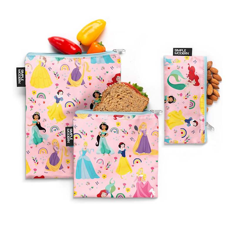Simple Modern Disney Reusable Snack Bags for Kids