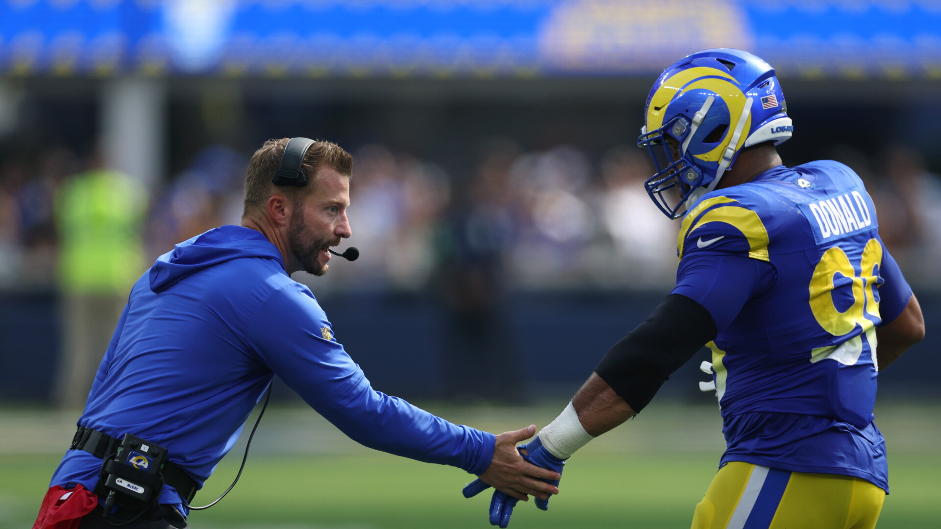 Sean McVay: Aaron Donald is thinking about this, will go through his process