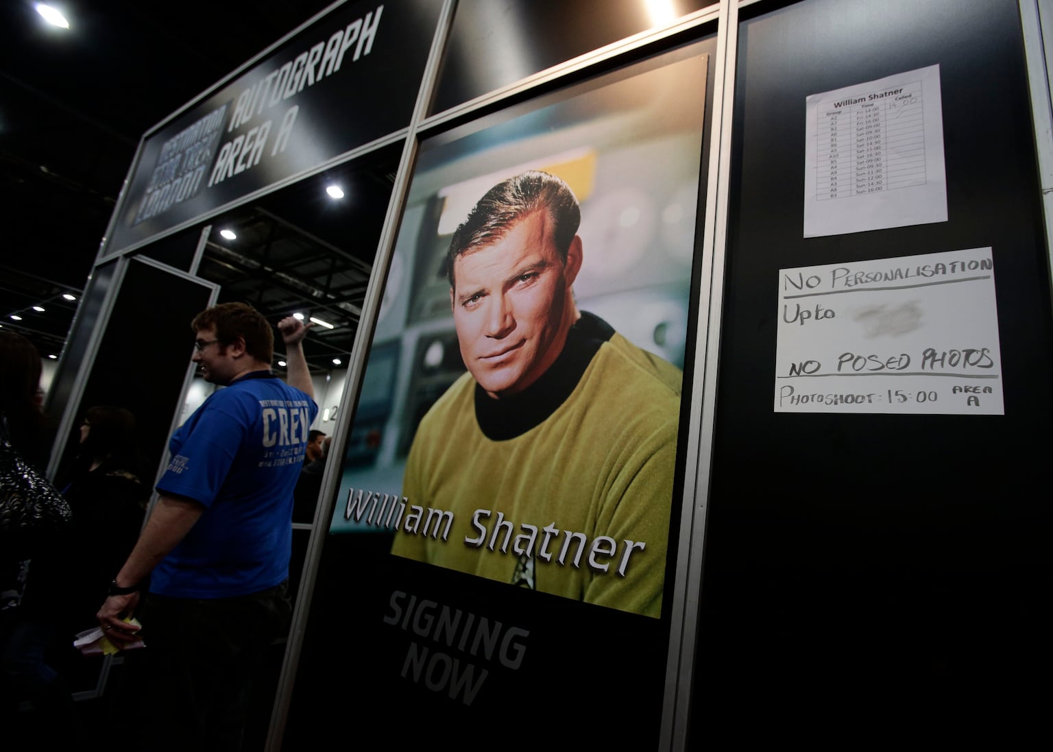 The 95-year-old is best known for starring as Captain James T Kirk in the Star Trek franchise