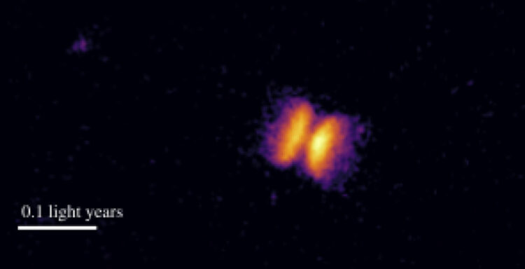 Astronomers found mysterious gas 'bullets' racing out of the Milky Way's rarest stellar explosion
