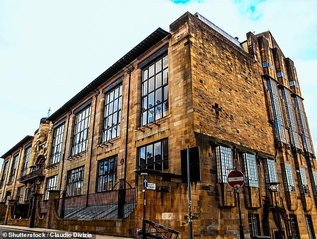 The Glasgow School of Art was designed in 1896 by Charles Rennie Mackintosh
