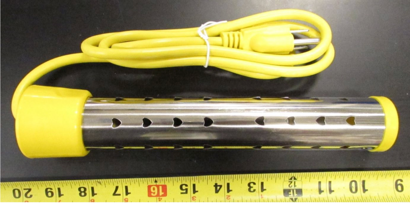 File: Lakkzoom immersion water heater / Credit: Government photo