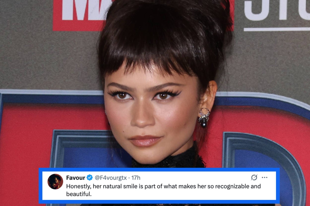 Zendaya's natural smile is going viral and people feel so seen