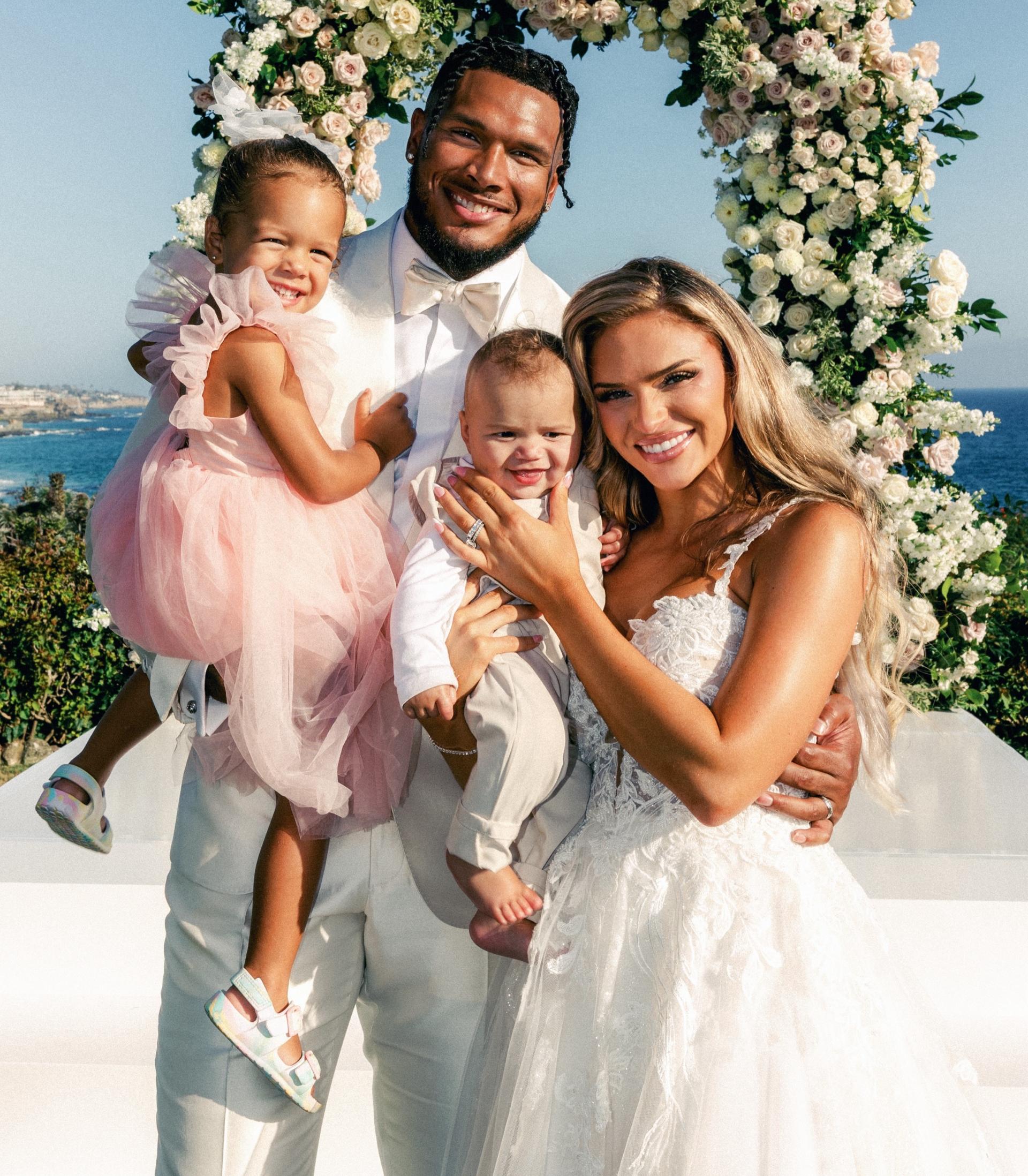 Hannah Brooke Sanders Marries NFL Star Jermaine Johnson II in Coastal Wedding