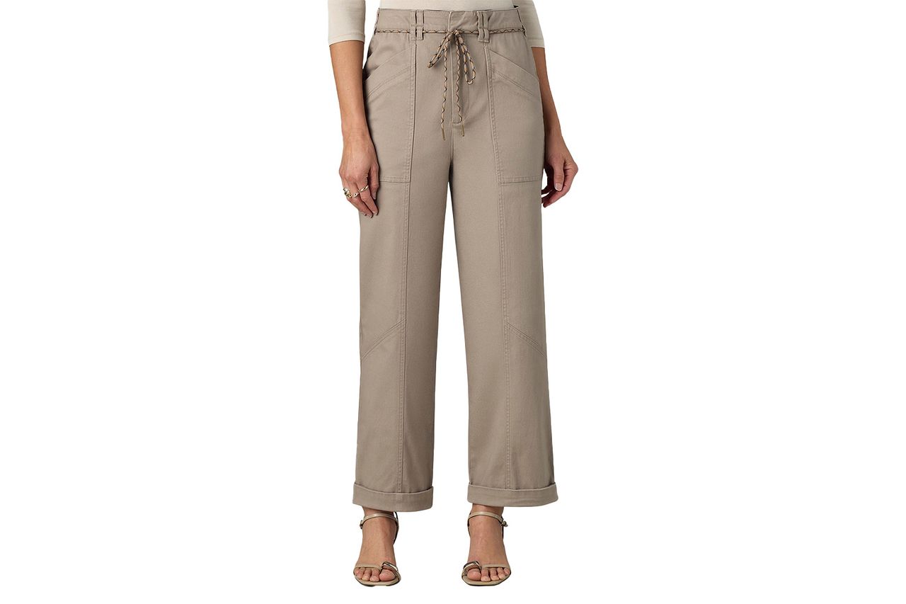 Ultra Skyrise High Waist Relaxed Stretch Cotton Pants