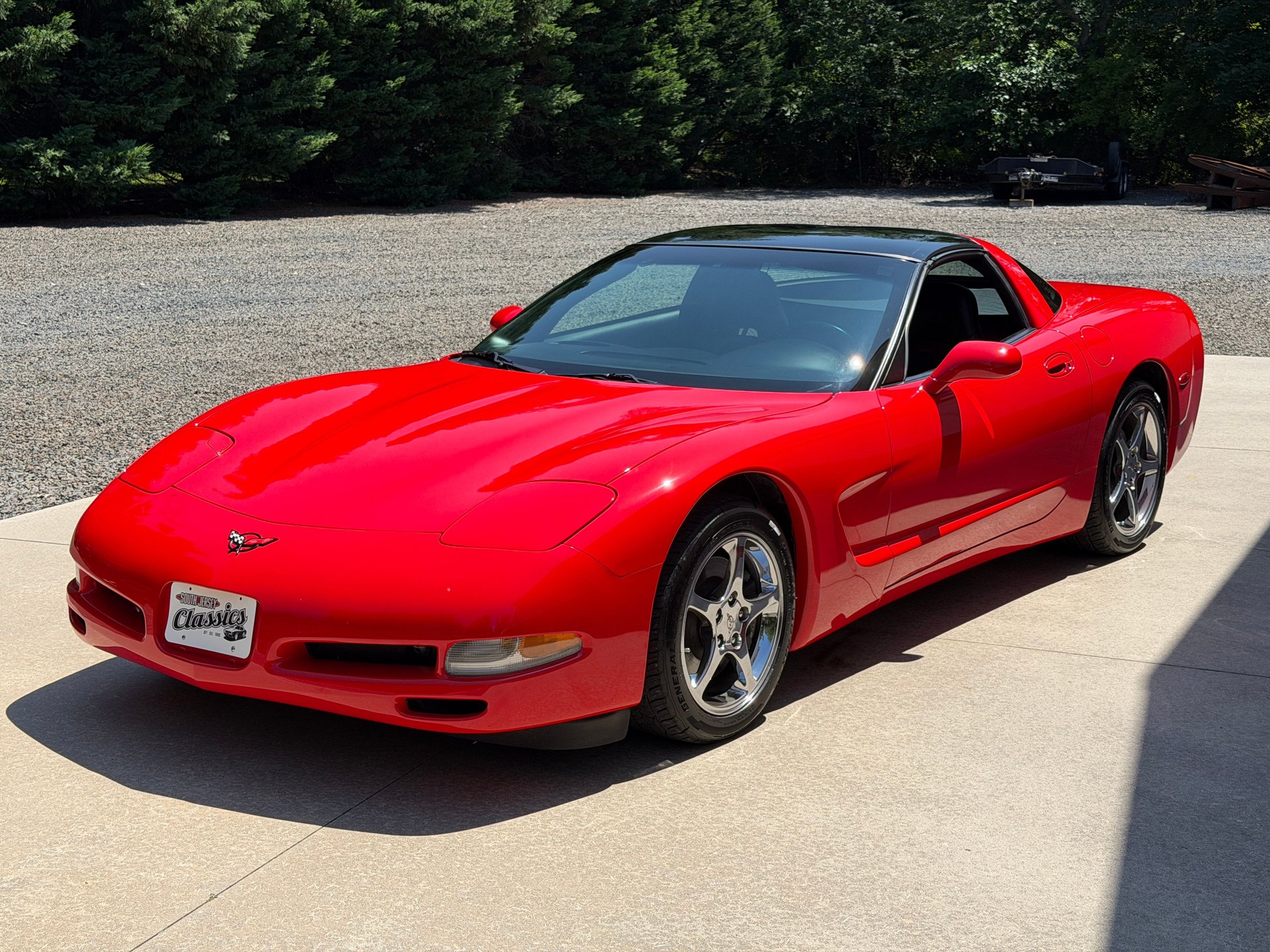 1997 Chevrolet Corvette Coupe black leather interior