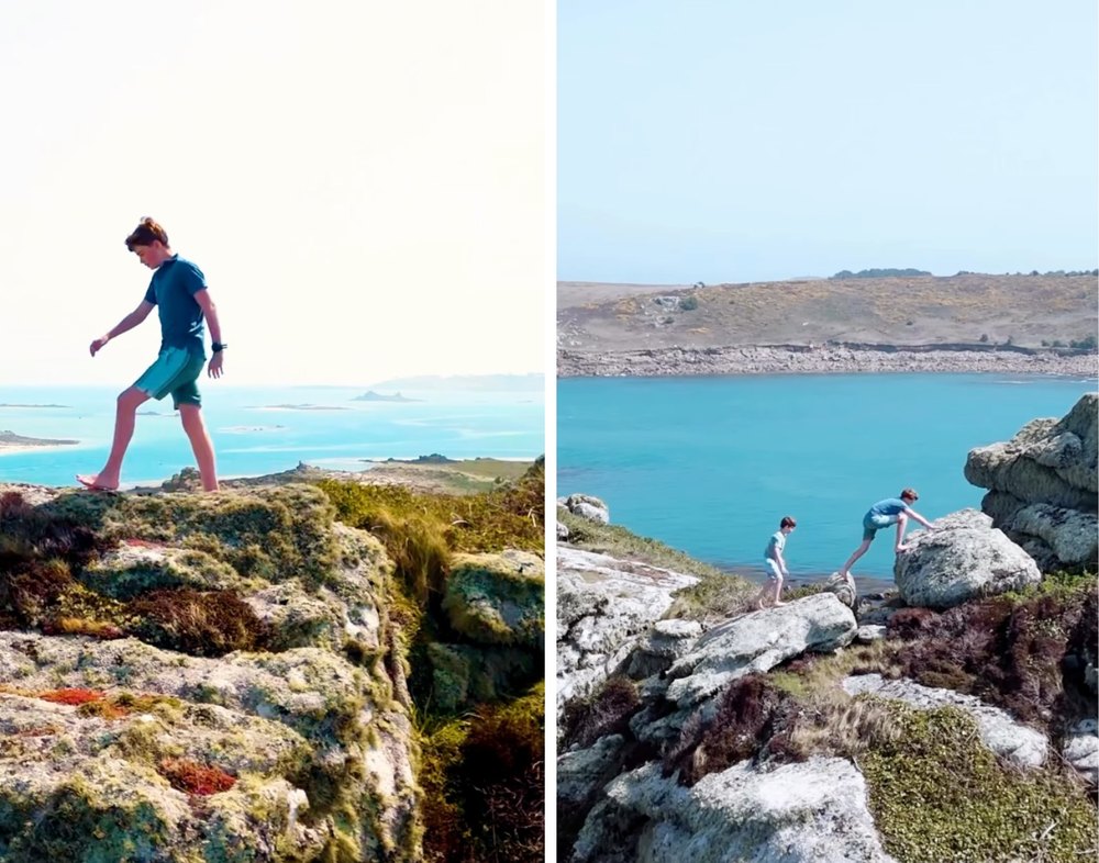Prince George is seen at the beach in a video shared by the Prince and Princess of Wales to mark his 13th birthday