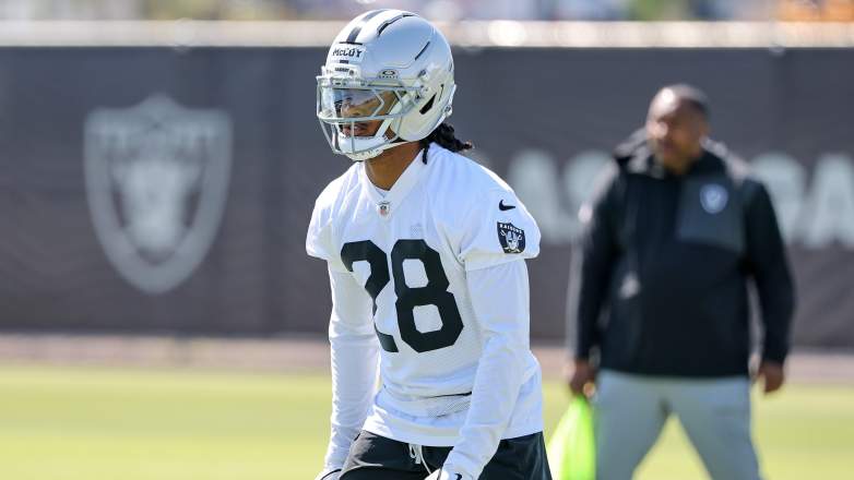 Raiders’ head coach Klint Kubiak provided an encouraging injury update on rookie cornerback Jermod McCoy