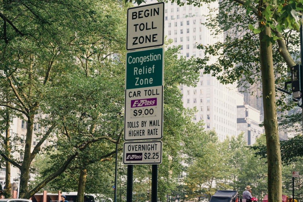 congestion-pricing-toll-zone-sign-108883885