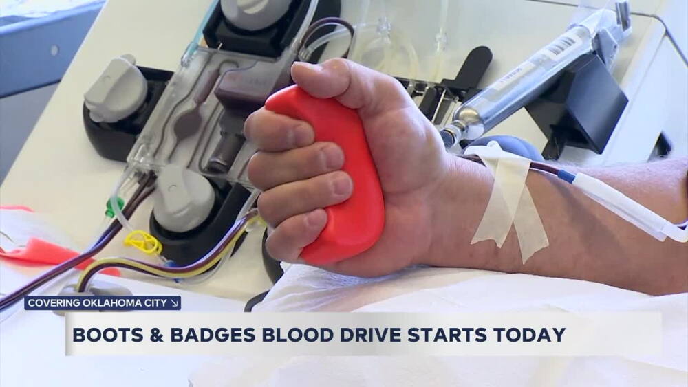 Boots and Badges Blood Drive returns to OKC, donors can help save lives