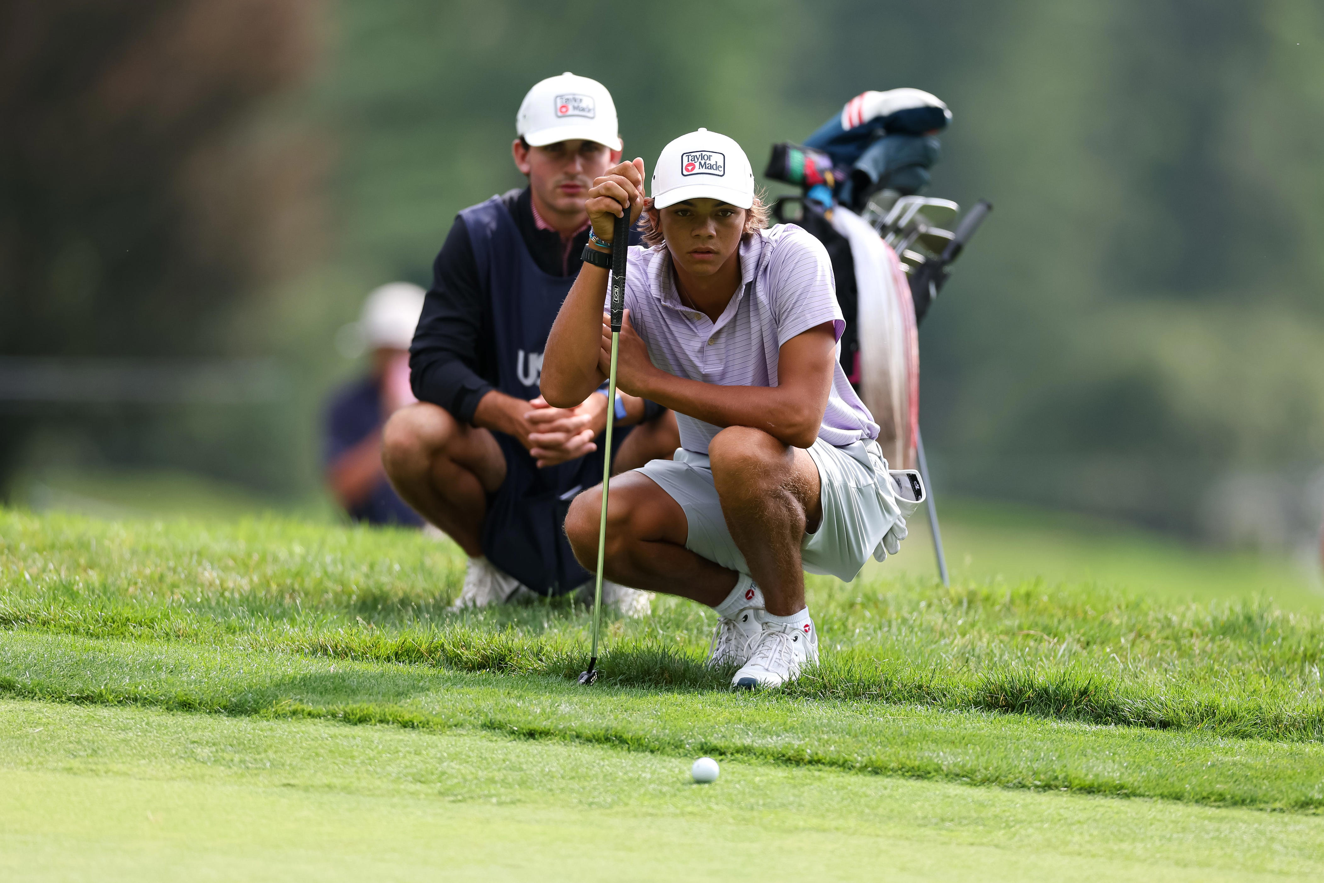 'Really dude': Charlie Woods frustrated by phone disruption in US Junior Amateur playoff