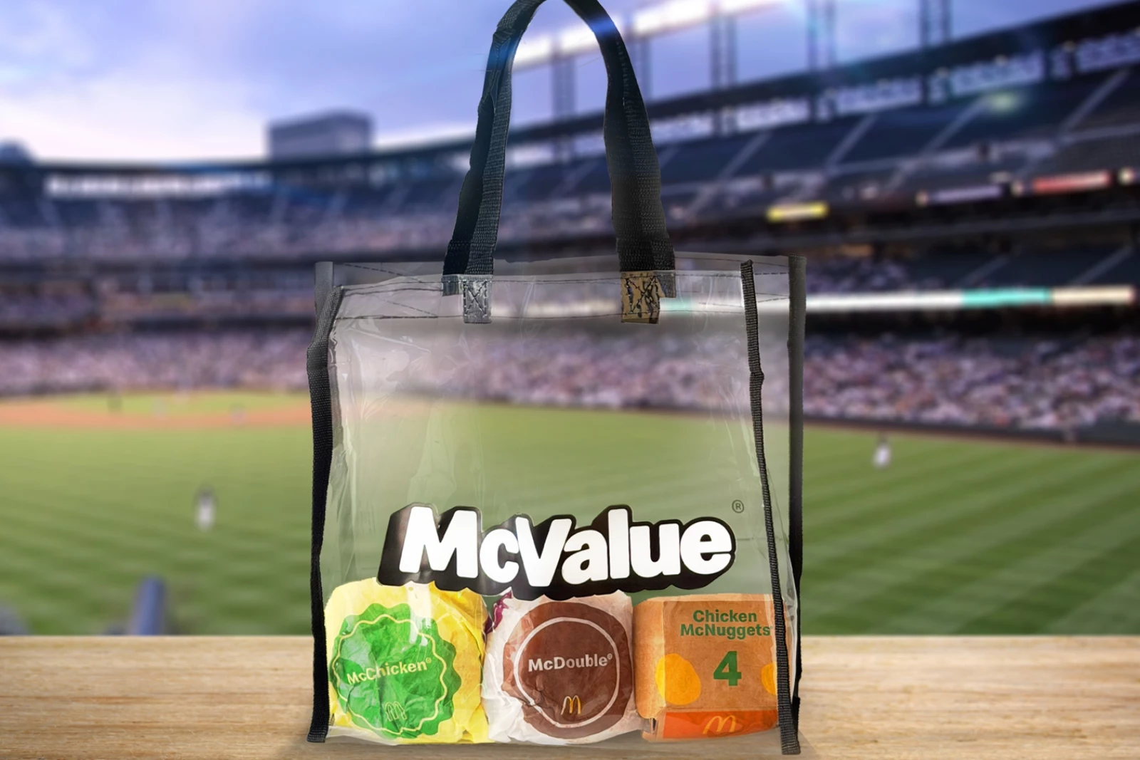mcvalue pack bag from mcdonalds