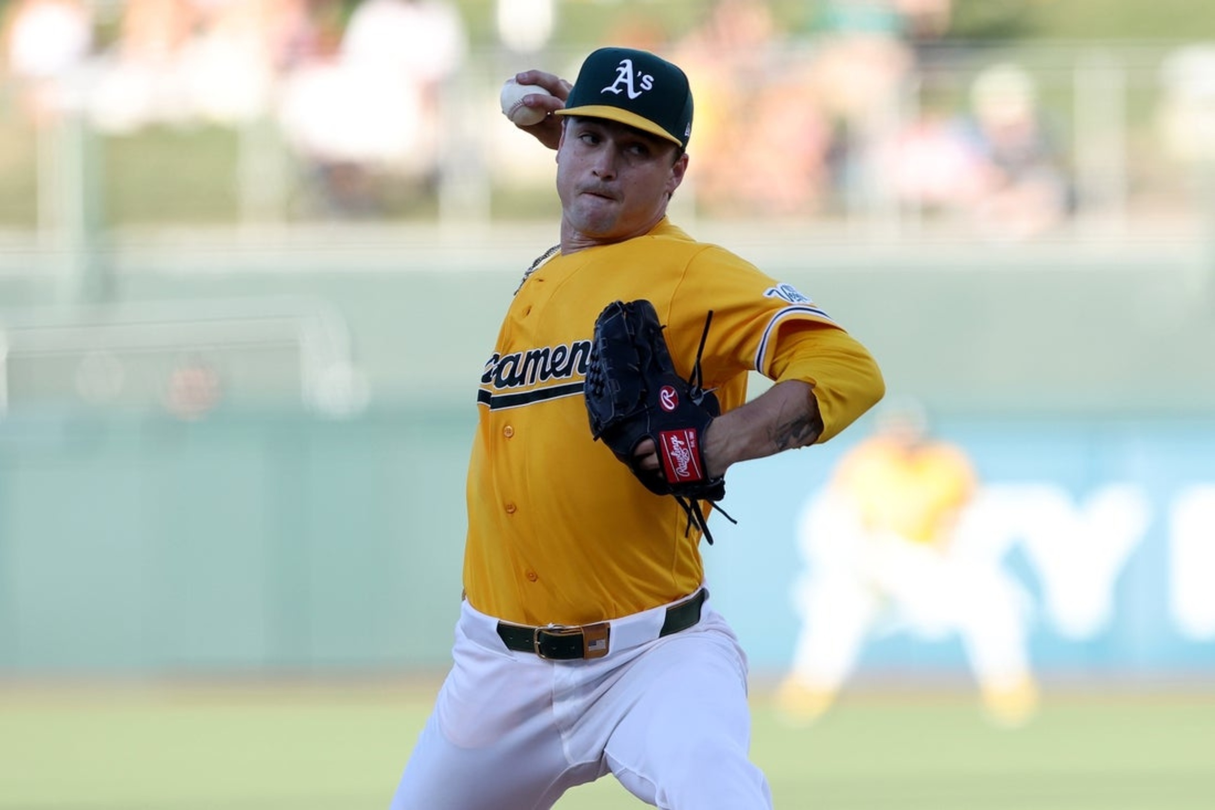 A's place top pitcher JT Ginn (blister) on 15-day IL