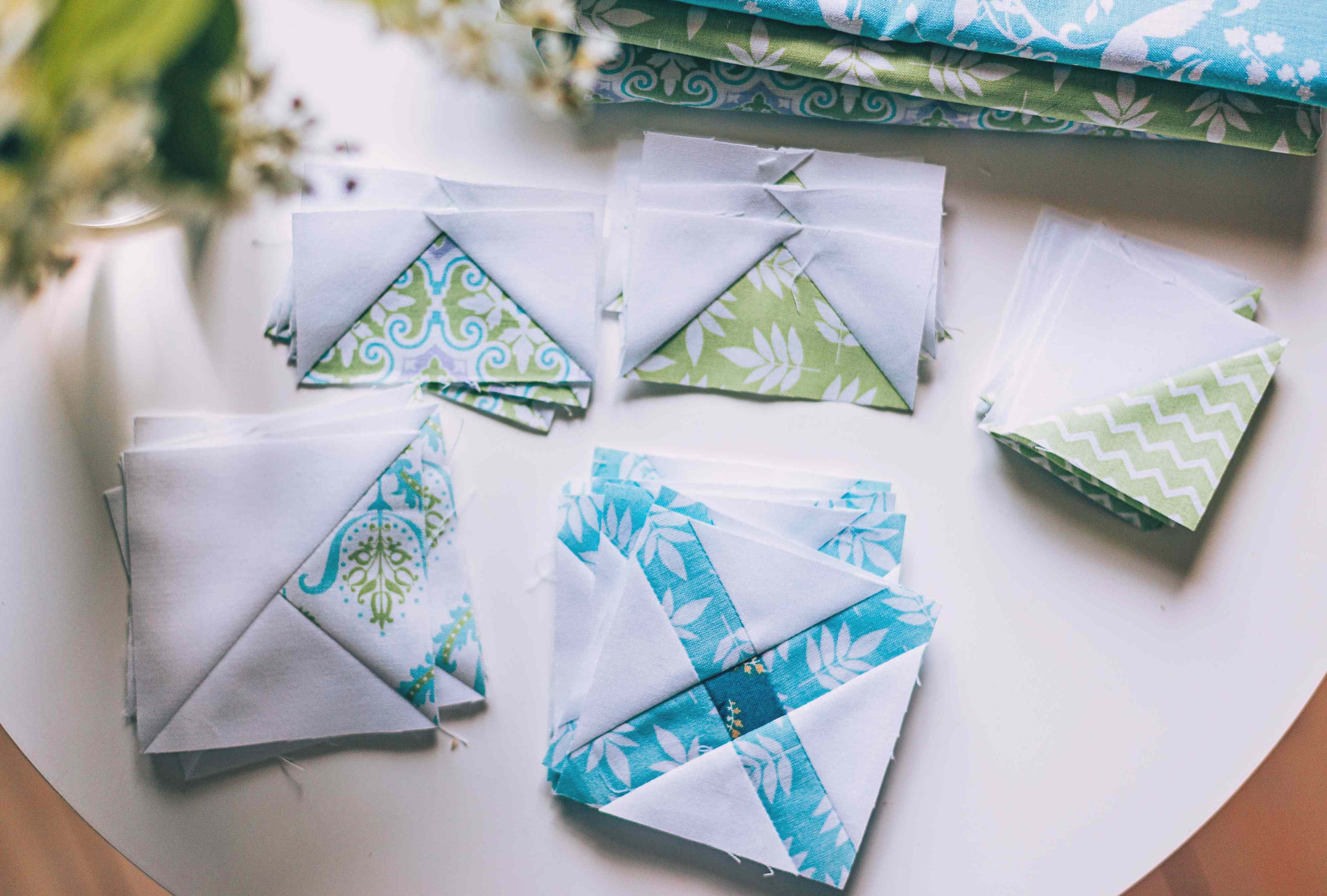 This no-sew quilted wall art DIY brings a cozy patchwork look to any room
