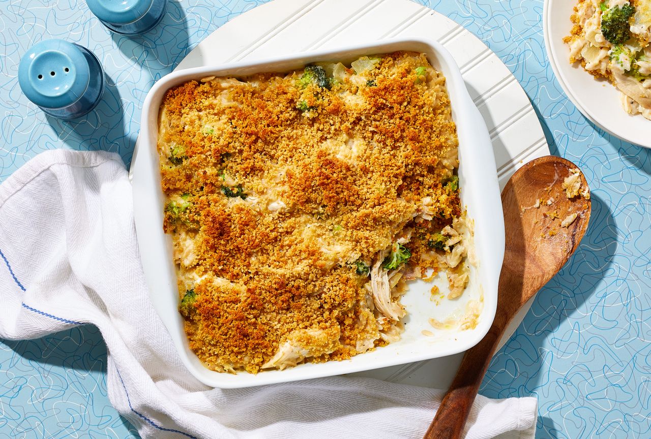 Creamy Lemon-Parmesan Chicken Casserole
