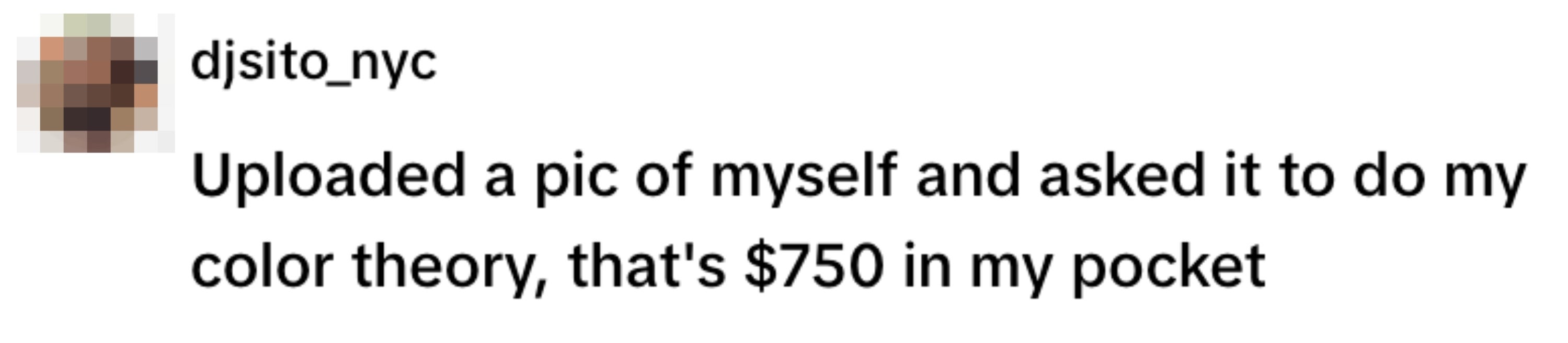 Screenshot of a social media post reading: