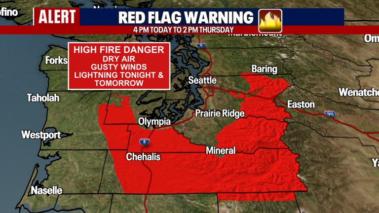 Here's where fires in Washington state are burning