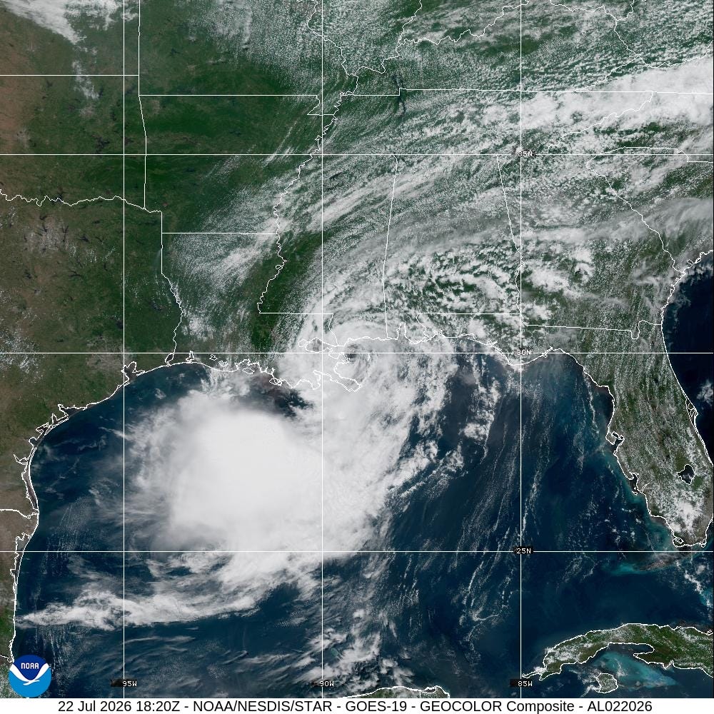A powerful force is tearing Bertha apart. It's a hallmark of El Niño