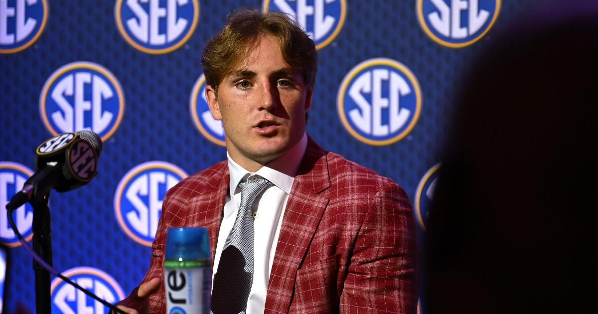 Everything Alabama DB Bray Hubbard said at 2026 SEC Media Days