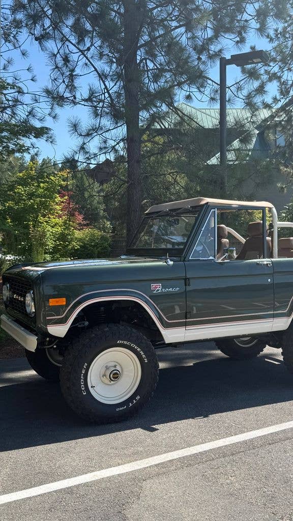 Mason Disick shared a photo of a vintage Ford Bronco to his Instagram story