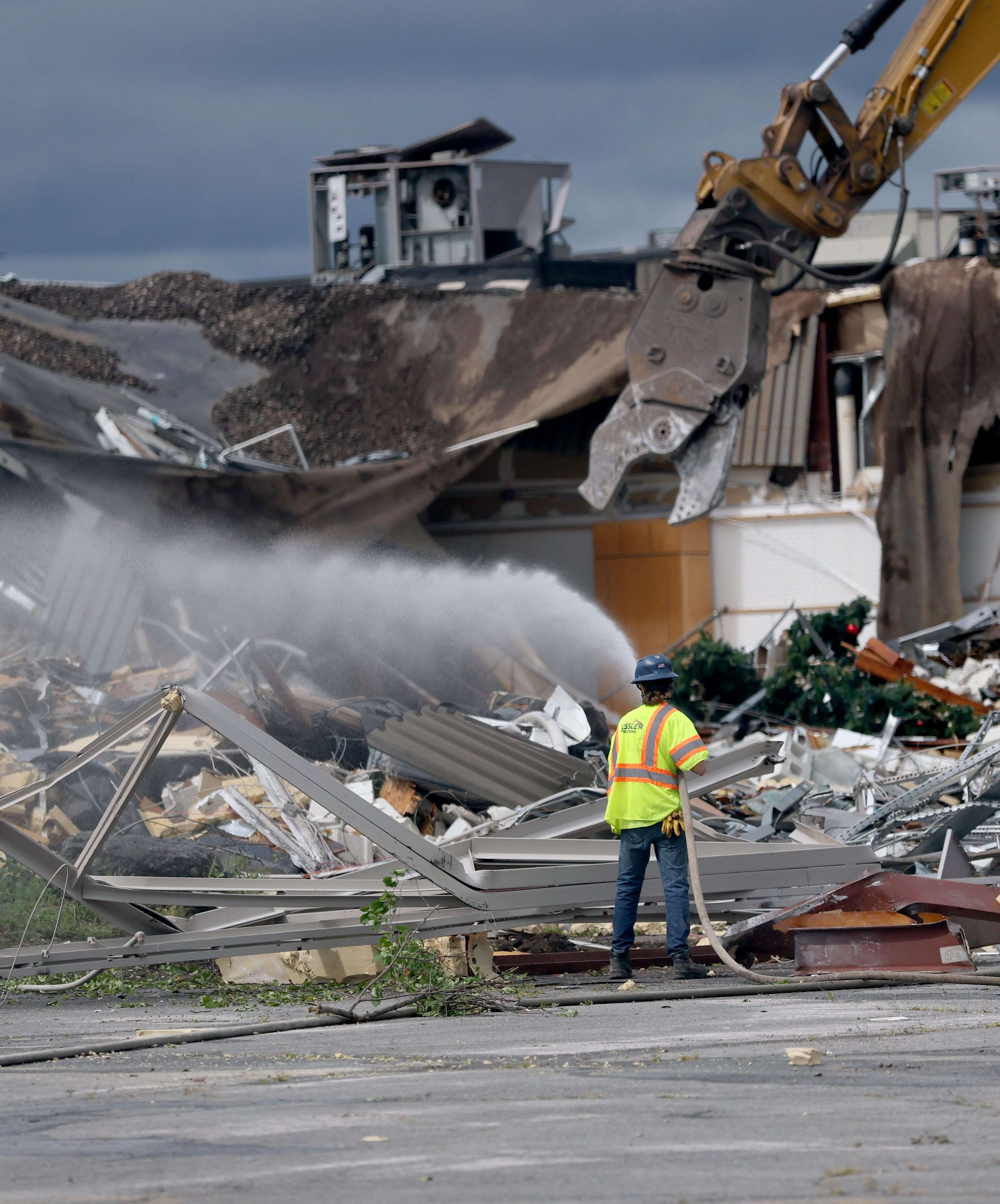 Demolition has started at the Great Northern Mall Wednesday July 22, 2026. Sessler Wrecking, a demolition contractor based in Waterloo, started to demolish the mall in preparation for the sites redevelopment. Dennis Nett | dnett@syracuse.com