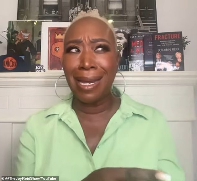 Former MSNBC anchor Joy Reid contradicted herself within seconds after insisting all Jewish Americans have nothing to fear as rates of antisemitism remain on the rise