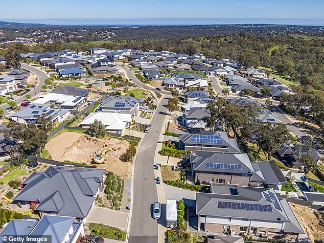 Adelaide was the standout performer, with prices rising 4.8 per cent over the quarter, making it the only capital city where annual house price growth accelerated (stock image)
