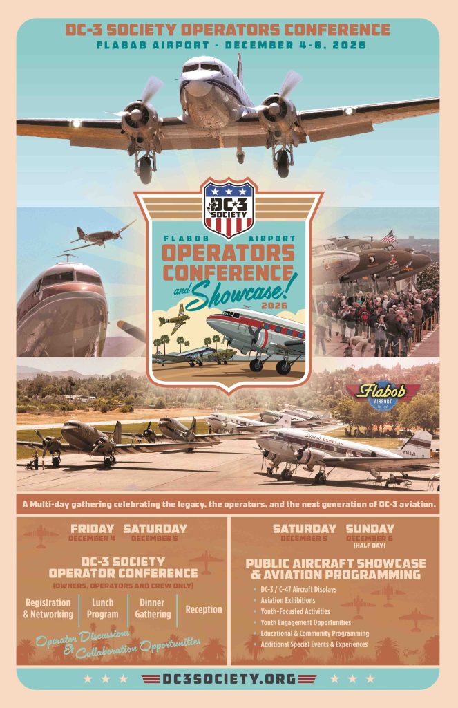 DC-3 Society Marks Aircraft's 90th Anniversary at AirVenture, Announces Inaugural Operator Conference 3