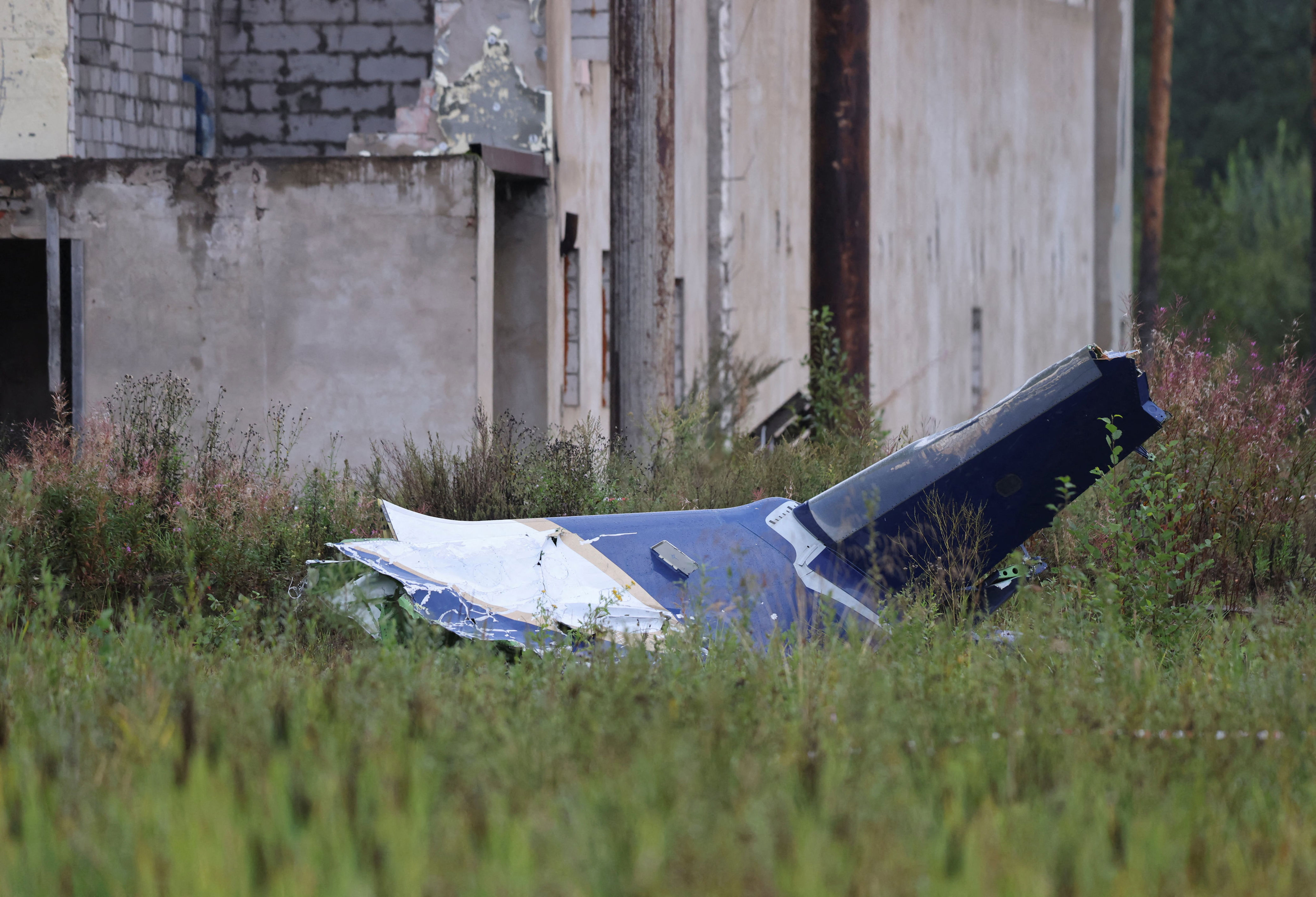 Prigozhin's plane crashed north of Moscow on Aug. 23, 2023. There were no survivors. / Marina Lystseva / REUTERS