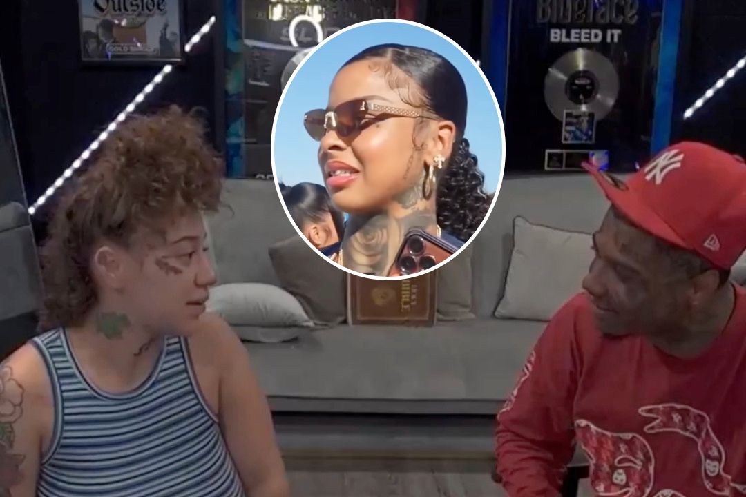 Blueface tells pregnant girlfriend Nevaeh he cheated on her with Chrisean Rock