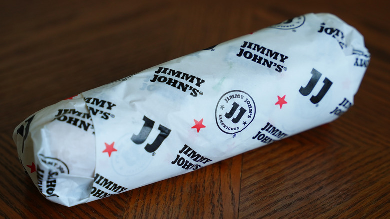 What you get when you order an 'Unwich' at Jimmy John's