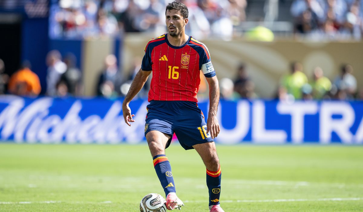 Rodri of Spain. Pic: Marvin Ibo Guengoer - GES Sportfoto/Getty Images