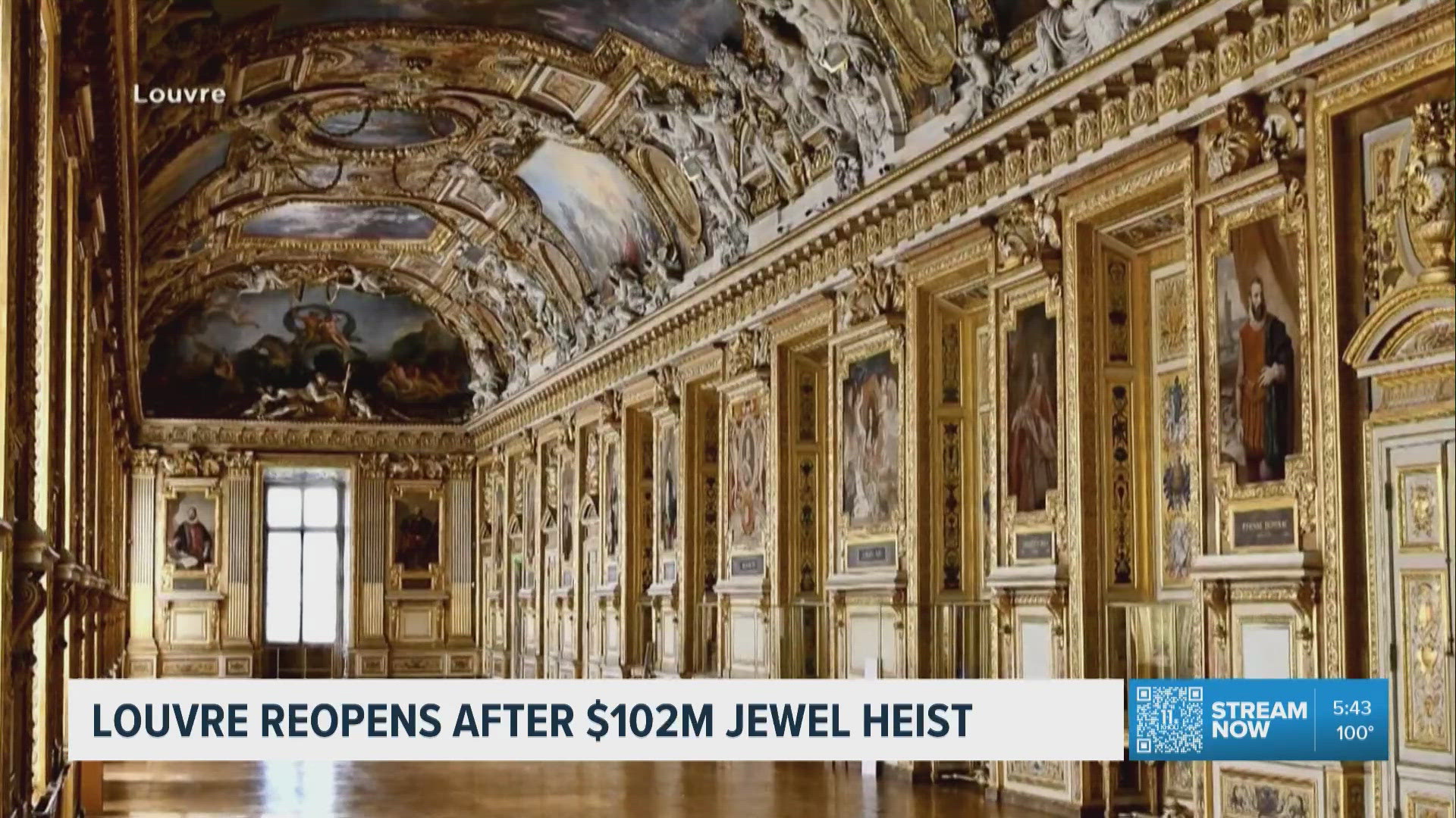 Louvre reopens Apollo Gallery after $102 million jewelry theft