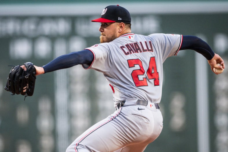 MLB: Washington Nationals at Boston Red Sox