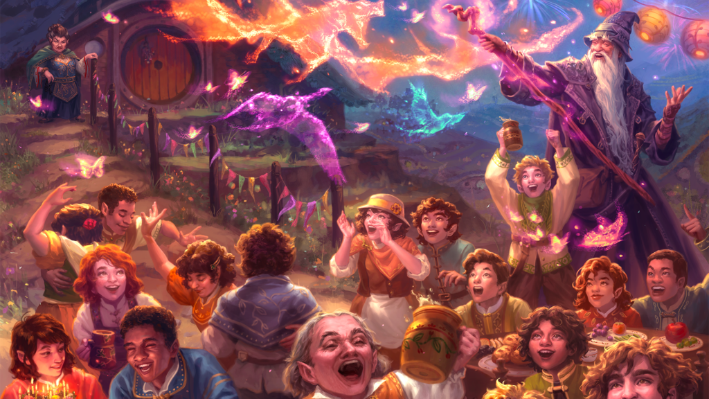 Art from Magic: The Gathering The Lord of the Rings: Tales of Middle-earth.