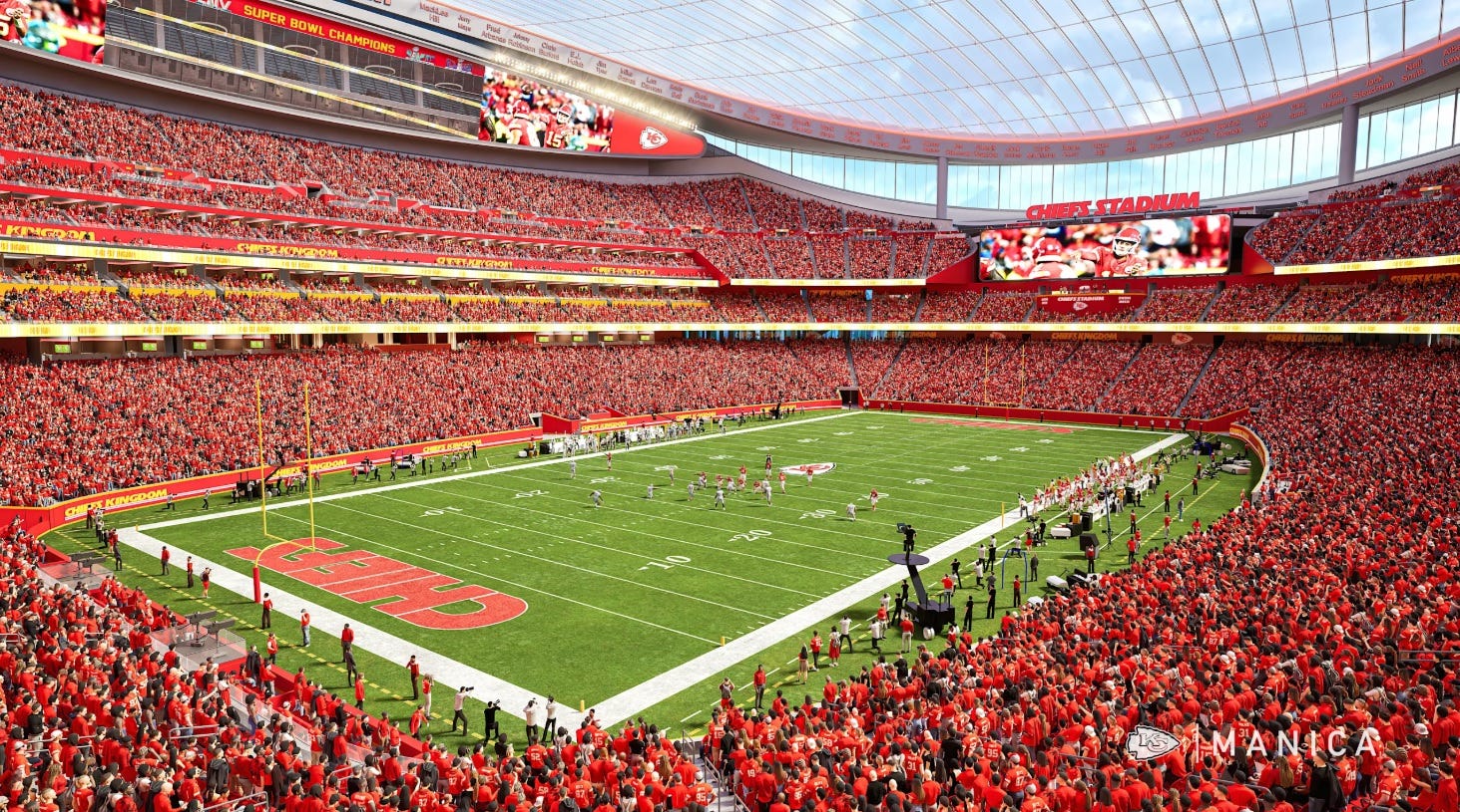 Chiefs unveil renderings of new $3B stadium scheduled to open in 2031