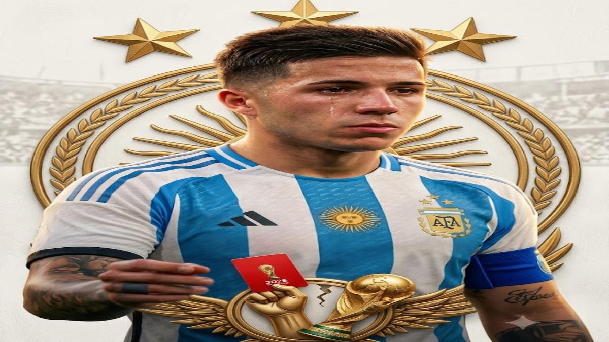 World Cup: Enzo Fernandez breaks his silence after red card and final heartbreak what did he say?