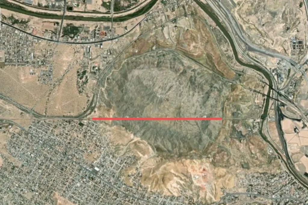 Map shows area Trump wants to take from Catholic Church for border wall