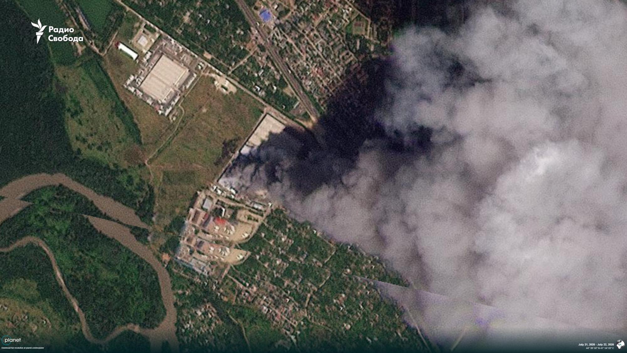 Russian Wildberries warehouse fire visible from space: First satellite images emerge