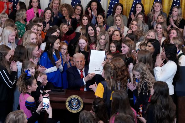 President Trump signs the No Men In Women's Sports executive order