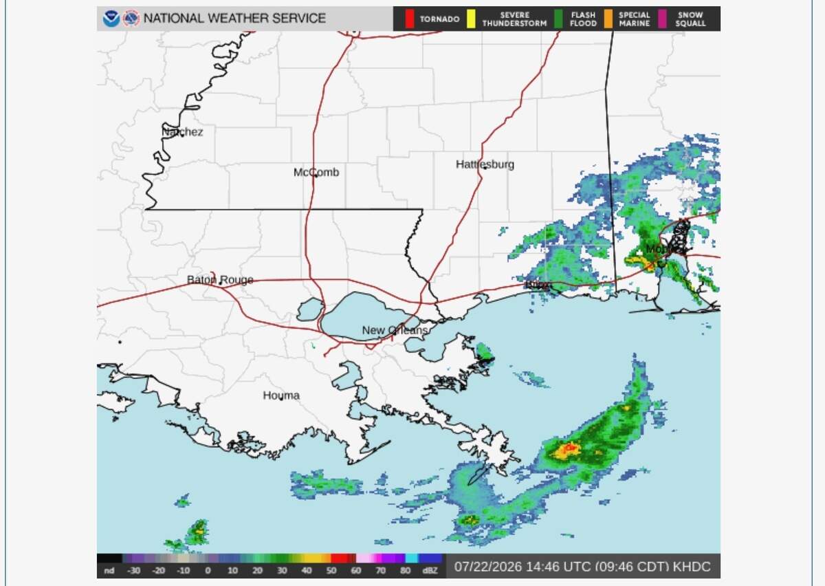Tropical Storm Bertha plowing across Gulf south of MS, here's the latest