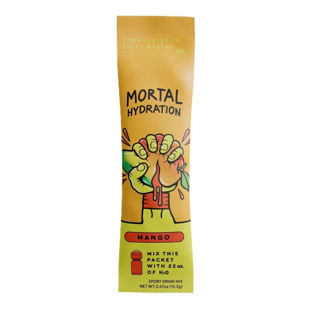 Mortal Hydration Mango, Single Serving
