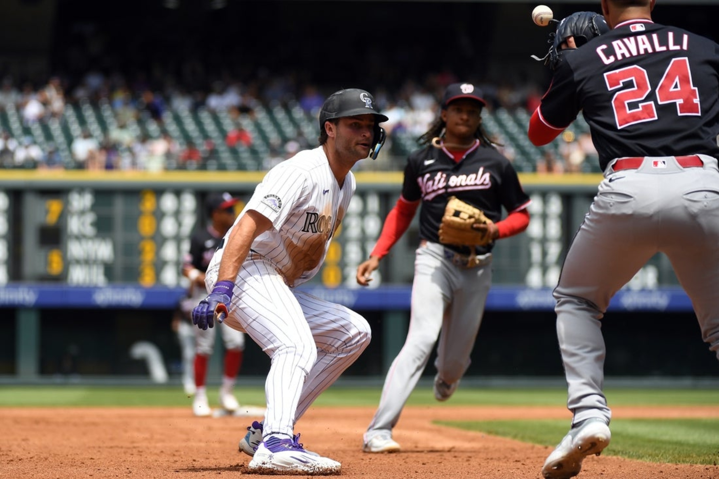 Nationals score 6 in 7th; Cade Cavalli fans 8 in shutout of Rockies