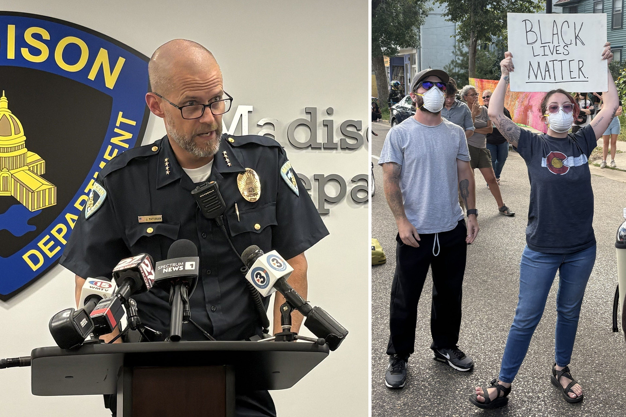 Wisconsin police officer fatally shoots man resisting arrest near state Capitol in Madison, sparking protests