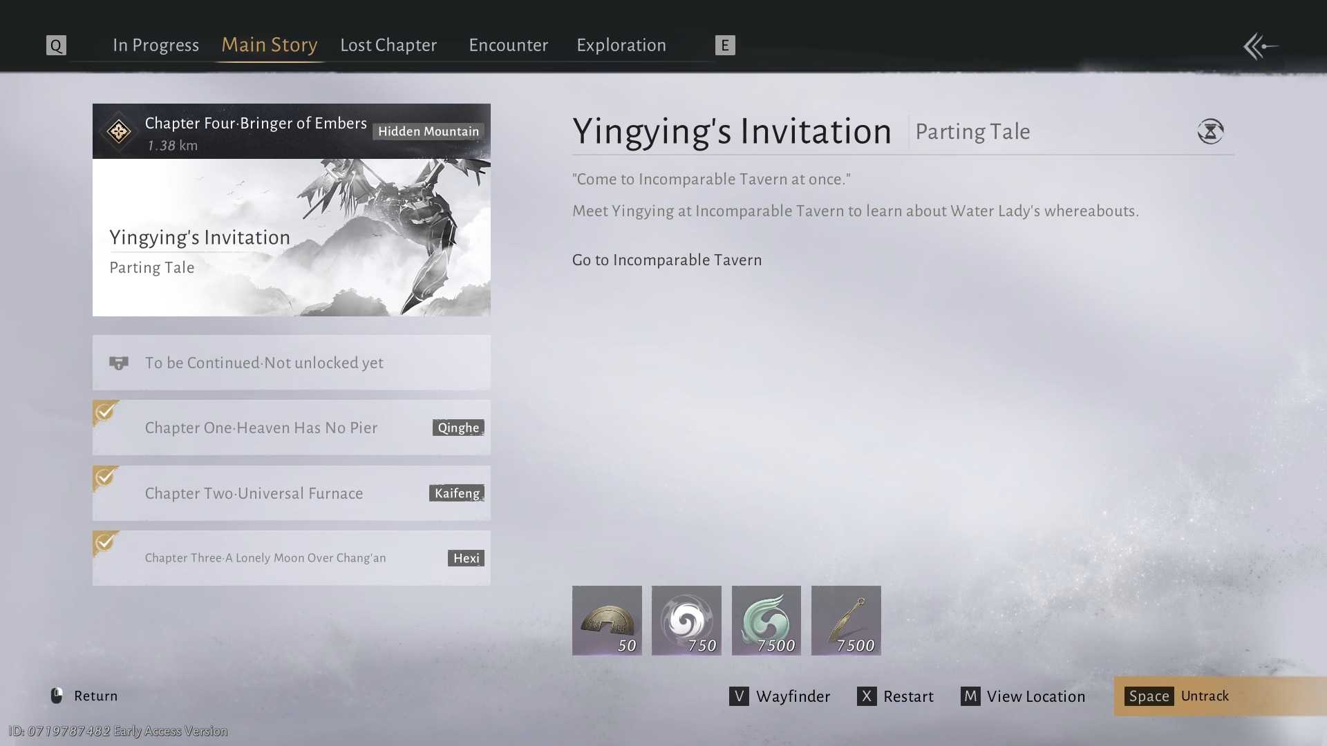 Where Winds Meet Yingying Invitation