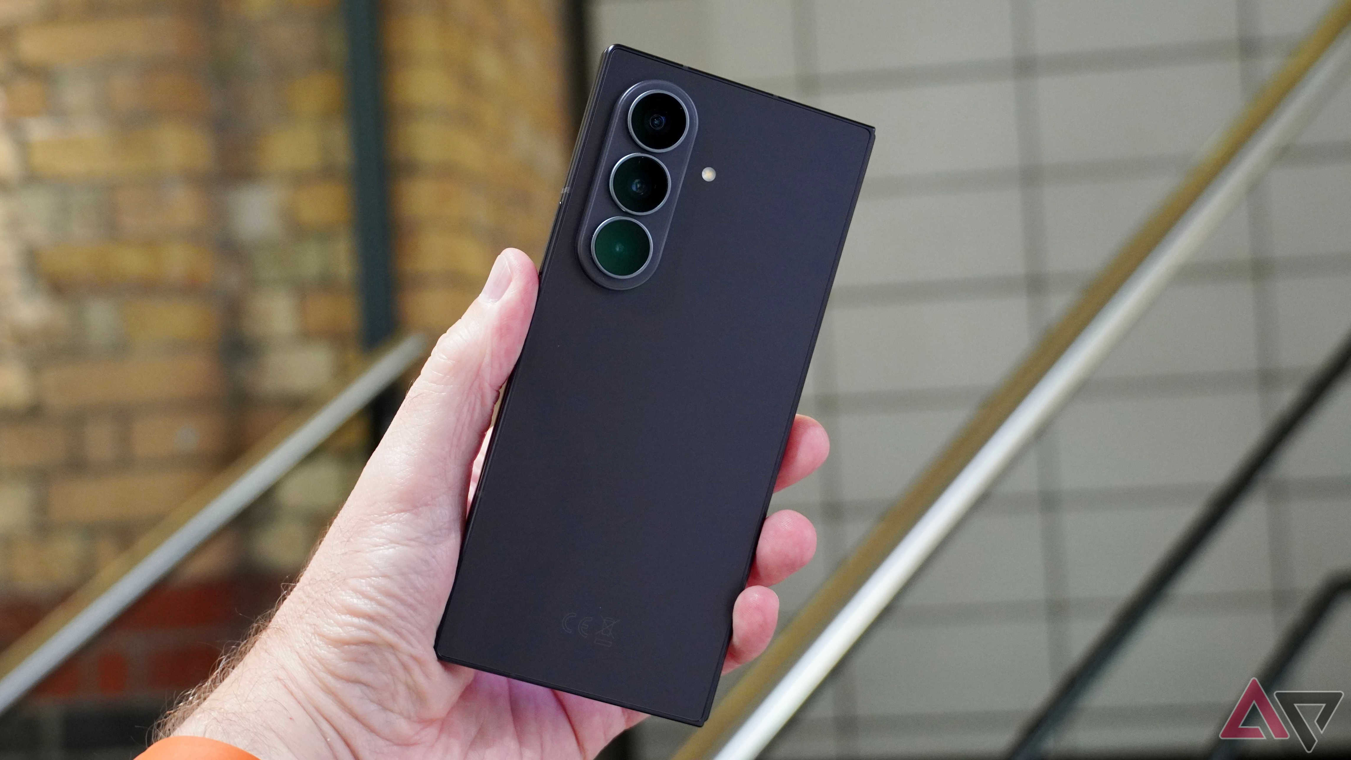 A person holding the Samsung Galaxy Z Fold 8 Ultra