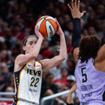 Caitlin Clark stuns with midriff outfit for Fever-Sun game