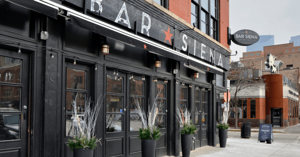 Bar Siena on the West Side of Chicago, Illinois